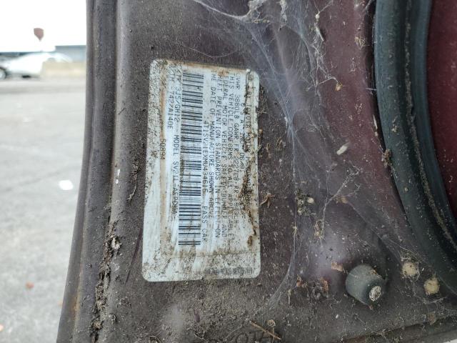 4T1SV21EXMU434615 - 1991 TOYOTA CAMRY DLX 勃艮第红 照片 12