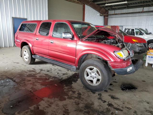 5TEHN72N83Z193217 - 2003 TOYOTA TACOMA DOUBLE CAB წითელი ფოტო 4