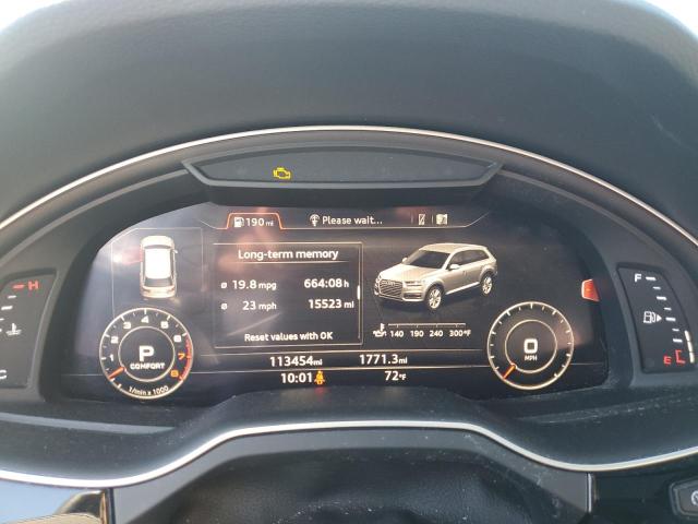 WA1LAAF71HD032846 - 2017 AUDI Q7 PREMIUM PLUS رمادي صورة 9