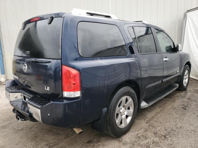 5N1BA08A57N707042 - 2007 NISSAN ARMADA SE BLUE photo 3