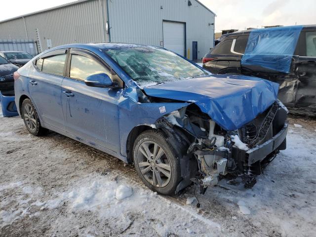 KMHD84LF8JU581416 - 2018 HYUNDAI ELANTRA SEL BLUE photo 4