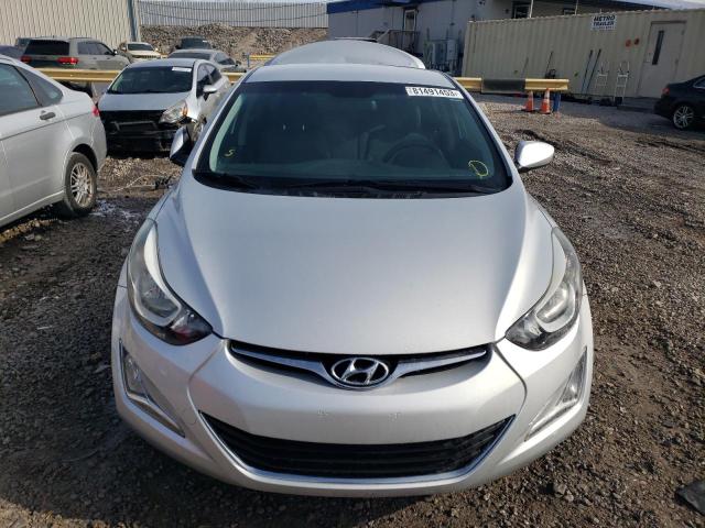 KMHDH4AE1EU090413 - 2014 HYUNDAI ELANTRA SE SILVER photo 5