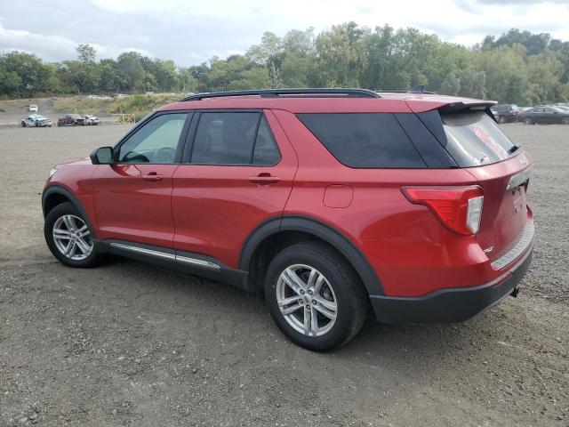 1FMSK8DH2MGA25802 - 2021 FORD EXPLORER XLT Червоний фото 2
