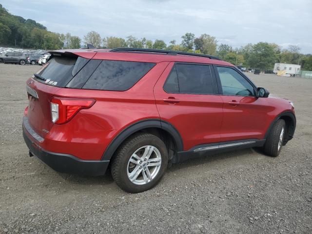1FMSK8DH2MGA25802 - 2021 FORD EXPLORER XLT Червоний фото 3