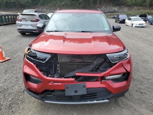 1FMSK8DH2MGA25802 - 2021 FORD EXPLORER XLT Червоний фото 5