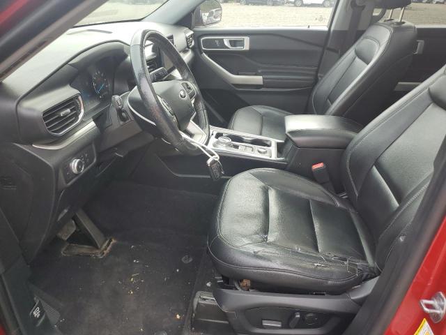 1FMSK8DH2MGA25802 - 2021 FORD EXPLORER XLT Червоний фото 7