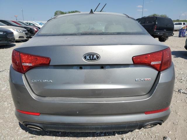 5XXGN4A77CG064686 - 2012 KIA OPTIMA EX GRAY photo 6