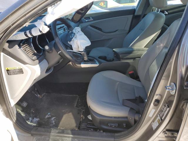5XXGN4A77CG064686 - 2012 KIA OPTIMA EX GRAY photo 7