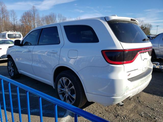 1C4RDJDG1KC633343 - 2019 DODGE DURANGO GT WHITE photo 2