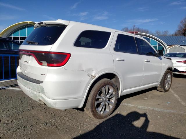 1C4RDJDG1KC633343 - 2019 DODGE DURANGO GT WHITE photo 3