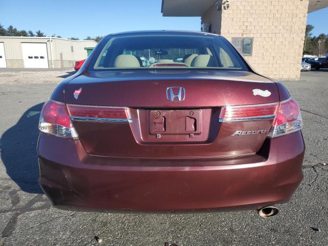 1HGCP2F38BA151642 - 2011 HONDA ACCORD LX MAROON photo 6