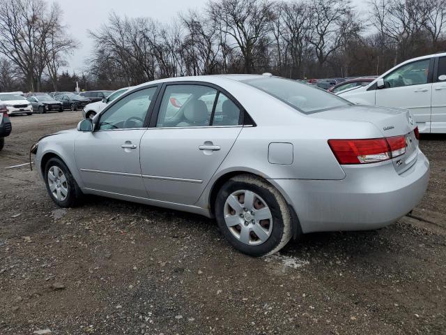 5NPET46C18H298143 - 2008 HYUNDAI SONATA GLS SILVER photo 2