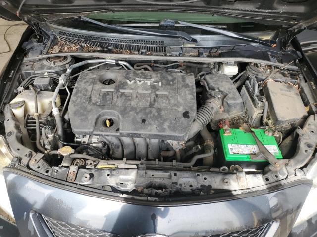 2T1BU4EE3AC280416 - 2010 TOYOTA COROLLA BASE Черный фото 11