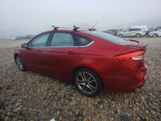 3FA6P0H93HR202941 - 2017 FORD FUSION SE BURGUNDY photo 2