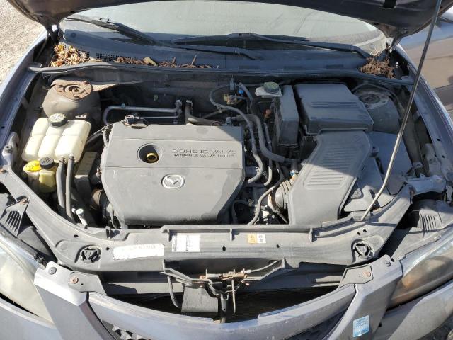 JM1BK32F481141780 - 2008 MAZDA 3 I GRAY photo 11