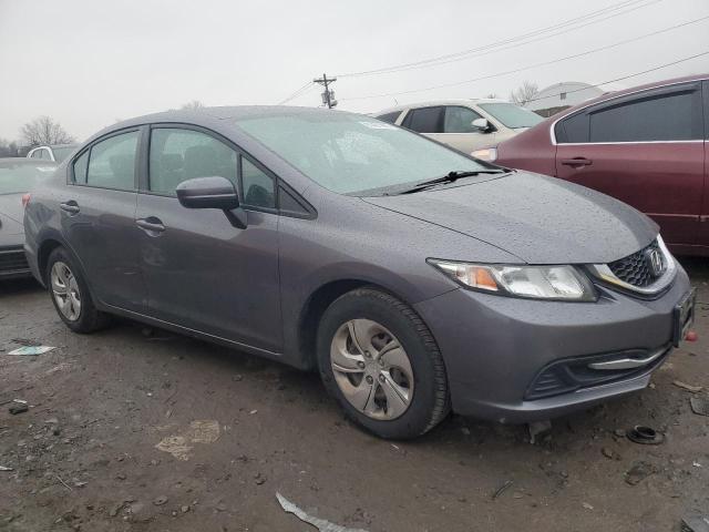 19XFB2F55EE261576 - 2014 HONDA CIVIC LX GRAY photo 4