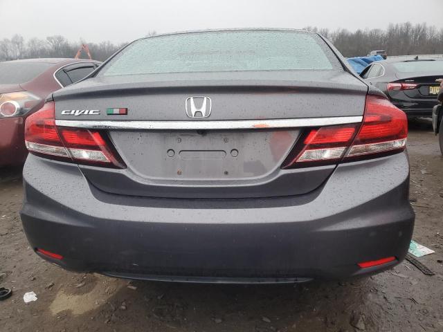 19XFB2F55EE261576 - 2014 HONDA CIVIC LX GRAY photo 6