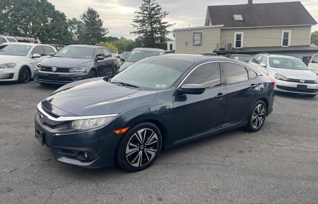 19XFC1F33GE208299 - 2016 HOND CIVIC EX BLUE photo 2