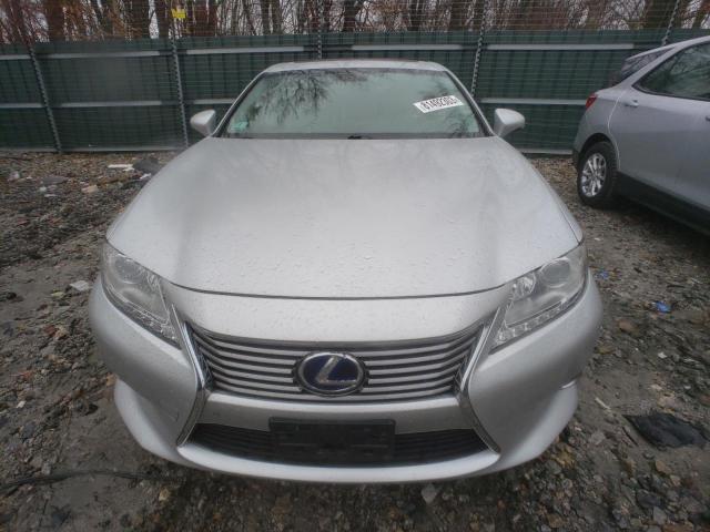 JTHBW1GG8D2010932 - 2013 LEXUS ES 300H SILVER photo 5