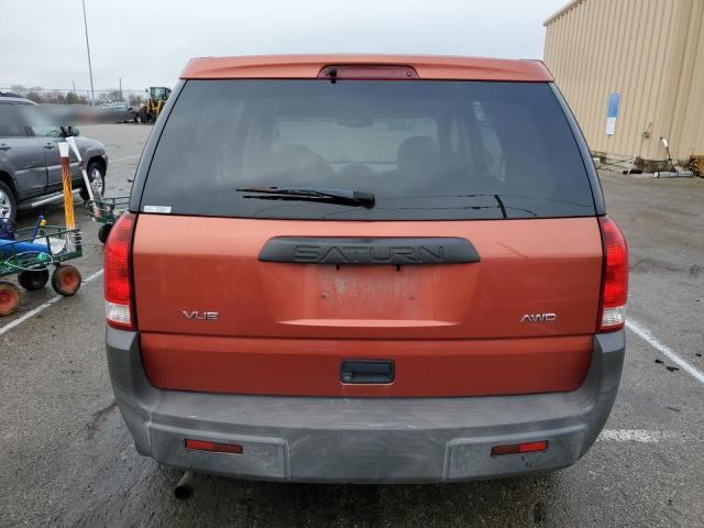 5GZCZ43D43S812370 - 2003 SATURN VUE ORANGE photo 6