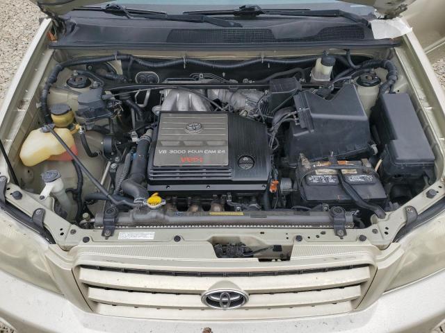 JTEHF21A310003704 - 2001 TOYOTA HIGHLANDER BEIGE photo 12