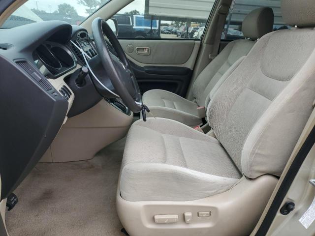 JTEHF21A310003704 - 2001 TOYOTA HIGHLANDER BEIGE photo 7