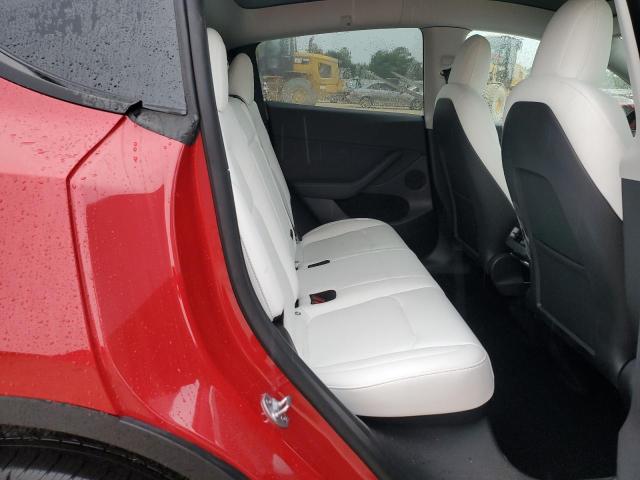 7SAYGDEEXNF536217 - 2022 TESLA MODEL Y RED photo 10