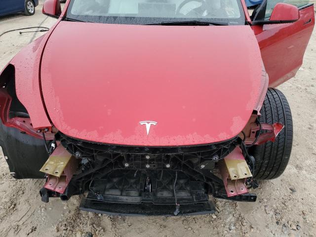 7SAYGDEEXNF536217 - 2022 TESLA MODEL Y RED photo 11