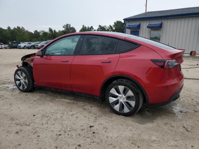 7SAYGDEEXNF536217 - 2022 TESLA MODEL Y RED photo 2