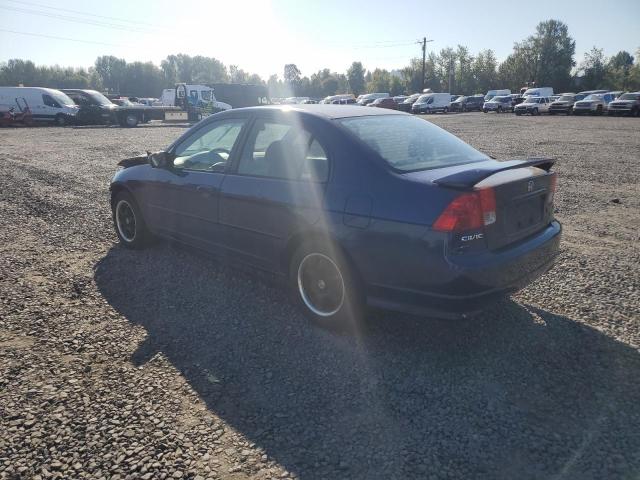 JHMES16554S001288 - 2004 HONDA CIVIC LX BLUE photo 2