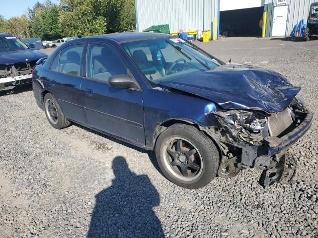 JHMES16554S001288 - 2004 HONDA CIVIC LX BLUE photo 4