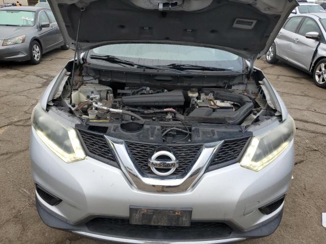 5N1AT2MV5EC754462 - 2014 NISSAN ROGUE S SILVER photo 11