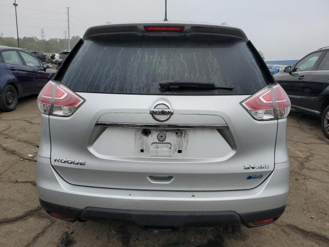 5N1AT2MV5EC754462 - 2014 NISSAN ROGUE S SILVER photo 6