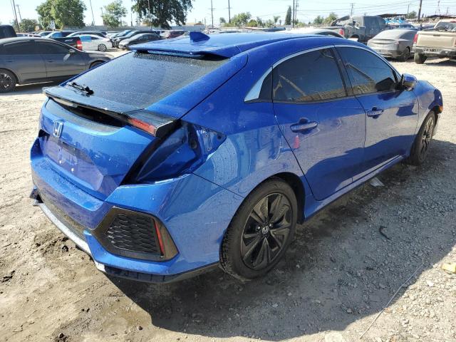 SHHFK7H6XKU415528 - 2019 HONDA CIVIC EX ლურჯი ფოტო 3