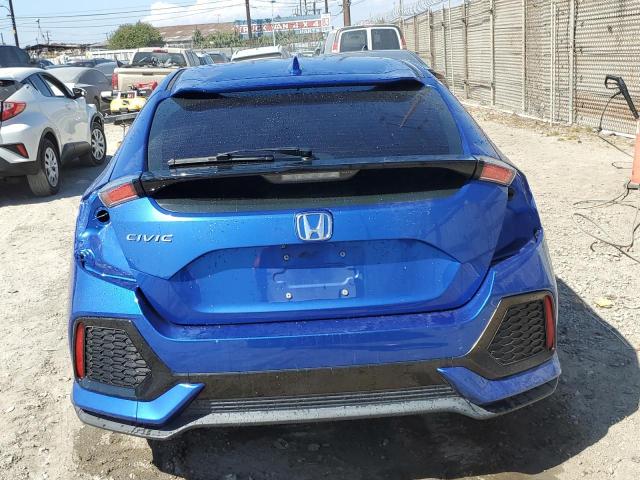 SHHFK7H6XKU415528 - 2019 HONDA CIVIC EX ლურჯი ფოტო 6