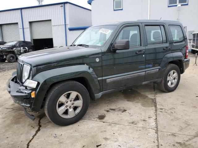 1J4PN2GK3BW592846 - 2011 JEEP LIBERTY SPORT GREEN photo 1