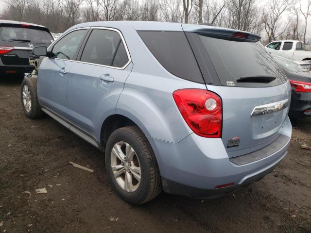 2GNALAEKXF6175309 - 2015 CHEVROLET EQUINOX LS BLUE photo 2