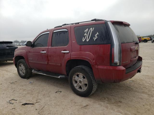 1GNSCBE02ER150903 - 2014 CHEVROLET TAHOE C1500 LT RED photo 2