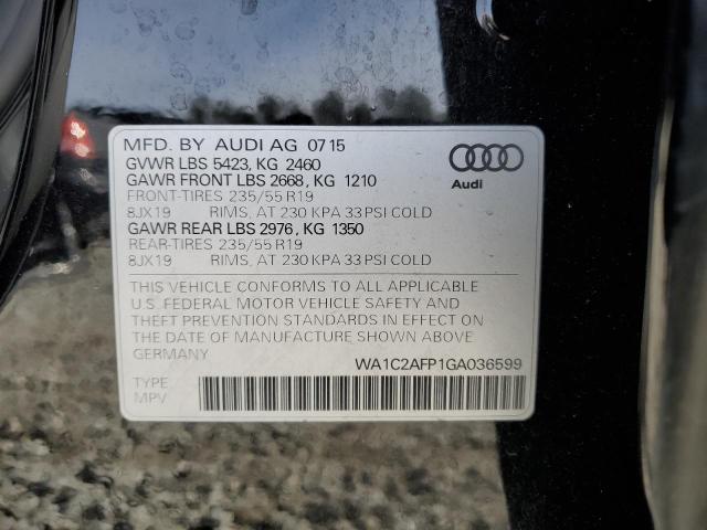 WA1C2AFP1GA036599 - 2016 AUDI Q5 PREMIUM BLACK photo 14