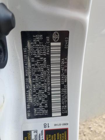 4T1BK1EBXHU245472 - 2017 TOYOTA AVALON XLE WHITE photo 12