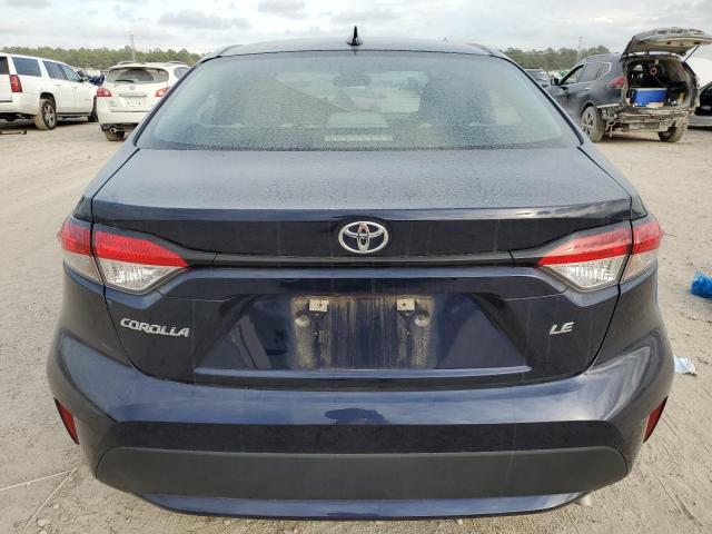 5YFEPMAE8NP301888 - 2022 TOYOTA COROLLA LE BLUE photo 6