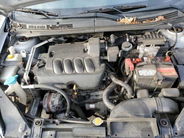 3N1AB6AP9CL785481 - 2012 NISSAN SENTRA 2.0 SILVER photo 11