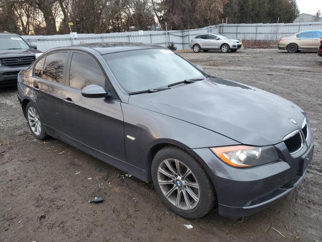 WBAVH13508KC98514 - 2008 BMW 323 I GRAY photo 4