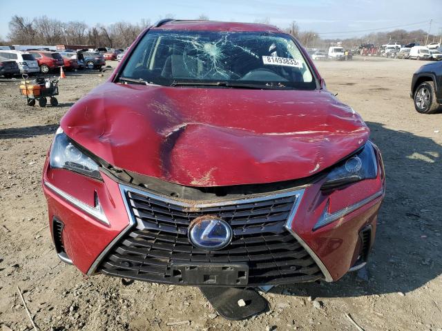 JTJBJRBZ2K2098197 - 2019 LEXUS NX 300H BURGUNDY photo 5