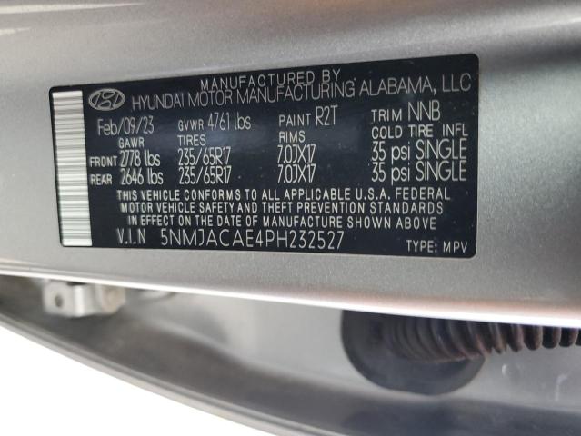 5NMJACAE4PH232527 - 2023 HYUNDAI TUCSON SE 银色 照片 13