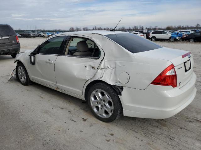 3FAHP0HA5BR221162 - 2011 FORD FUSION SE WHITE photo 2