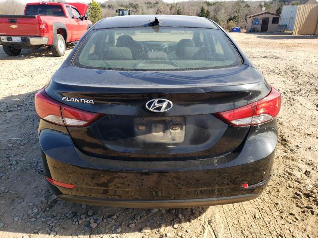 KMHDH4AE5GU600314 - 2016 HYUNDAI ELANTRA SE BLACK photo 6