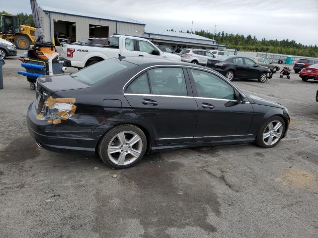 WDDGF8BBXAF490834 - 2010 MERCEDES-BENZ C 300 4MATIC BLACK photo 3
