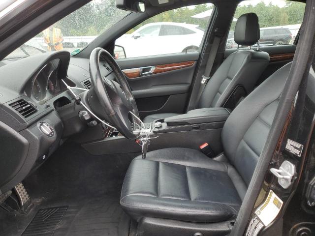 WDDGF8BBXAF490834 - 2010 MERCEDES-BENZ C 300 4MATIC BLACK photo 7