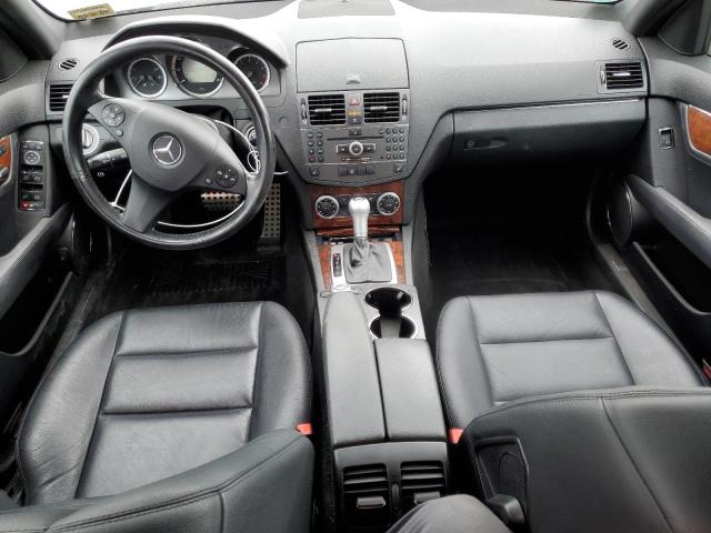 WDDGF8BBXAF490834 - 2010 MERCEDES-BENZ C 300 4MATIC BLACK photo 8